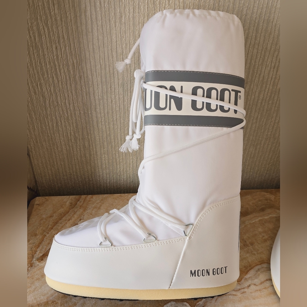 Moon Boot Icon White Snow Boots Moon Boots White Snow Boot Moon Boot White - Picture 13 of 16